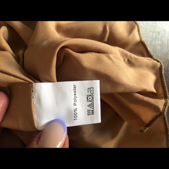 leopard print Halter dress BTFBM Sleeveless, ruffle edge hem, tie at neck Size L - Picture 10 of 10